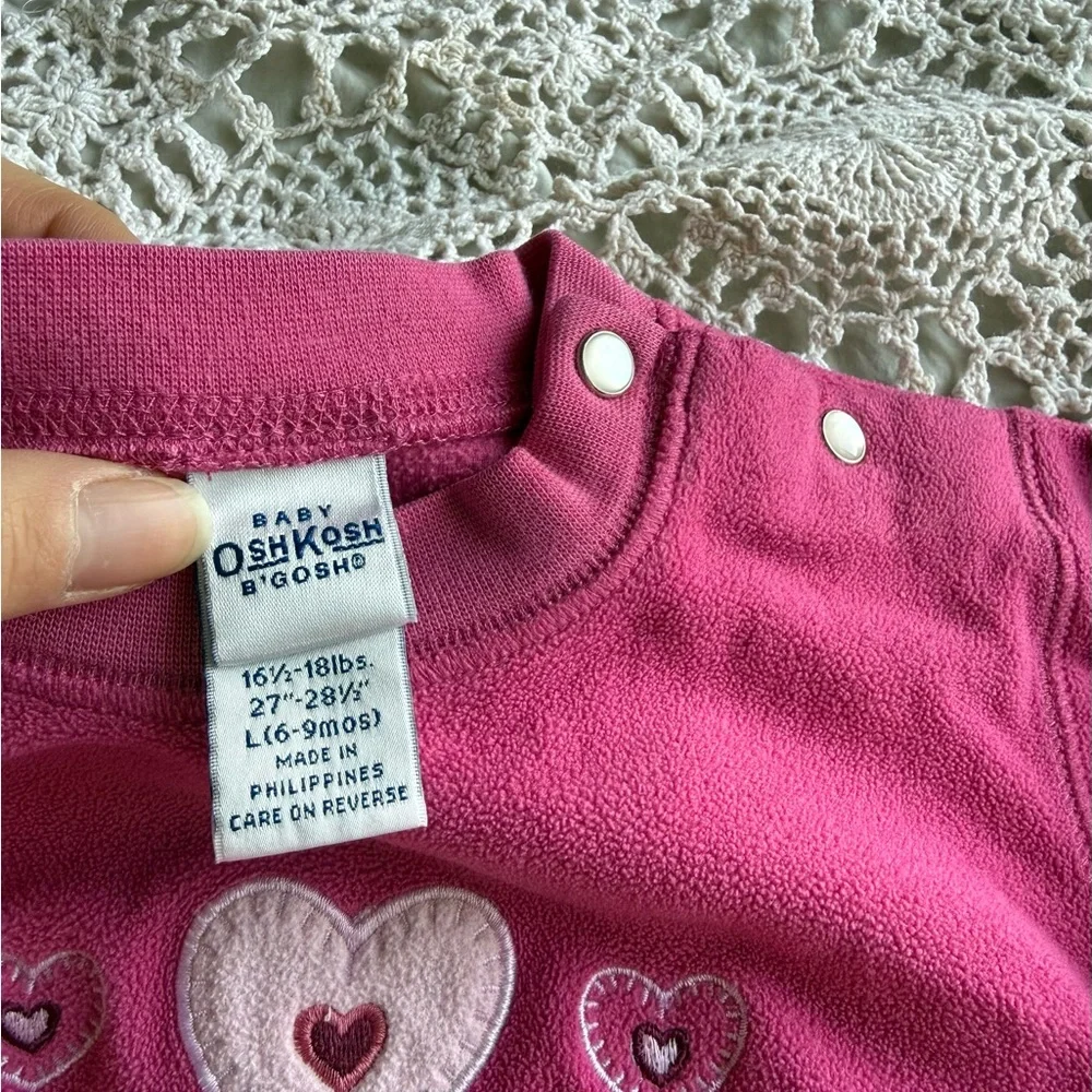 Y2K Oshkosh Heart Jumper
